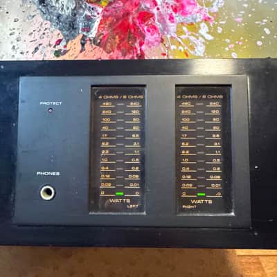 Nikko Dc Power Amplifier Alpha 20 Vintage Black Solid State 480w Warm Sounding image 13