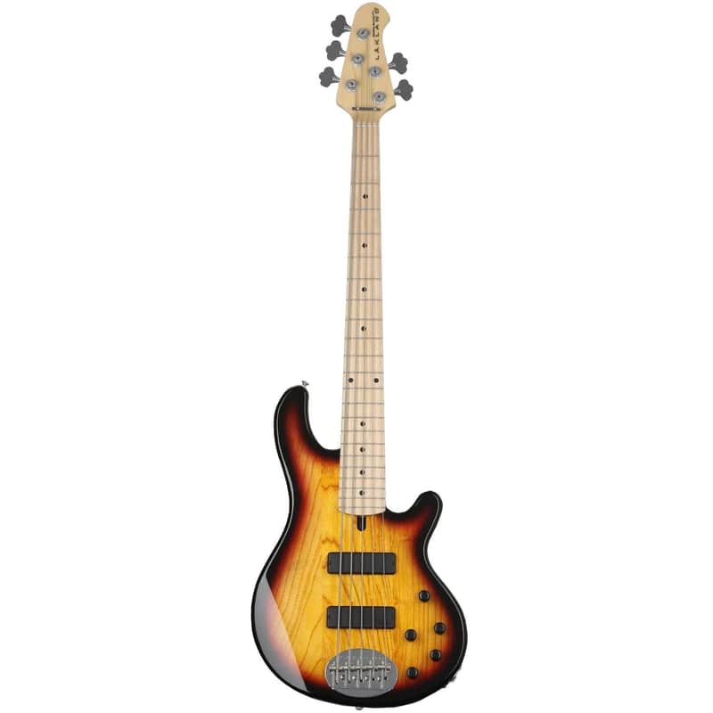 Lakland Skyline 55-01 Standard Bass Guitar - 3-Tone Sunburst with Maple Fingerboard (Demo Unit) image 1