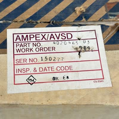 (New Old Stock) Vintage Ampex ATR-800 4020465-03 1/4" Full Track Tape Headstack Assembly image 2