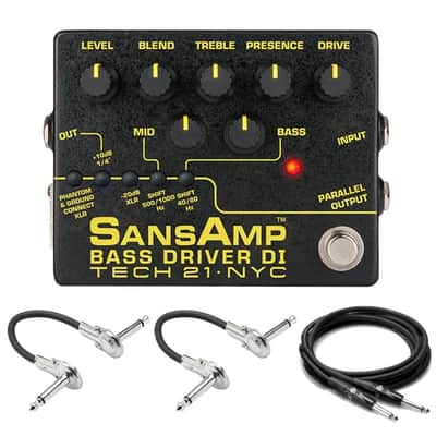 Tech 21 SansAmp Blonde Deluxe Analog Preamp DI Overdrive EQ Fender
