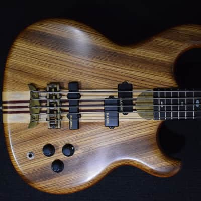 Alembic Persuader 1987 Zebrawood Top / Mahogany Body image 4