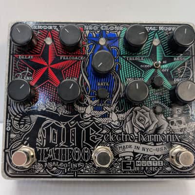 Electro-Harmonix Tone Tattoo Multi-Effect Pedal 2012 - Present - Black / Gray image 1