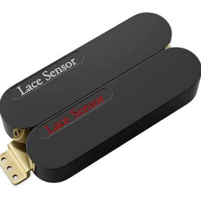 LACE Sensor Dually Humbucker (Red/Silver) - Black image 1