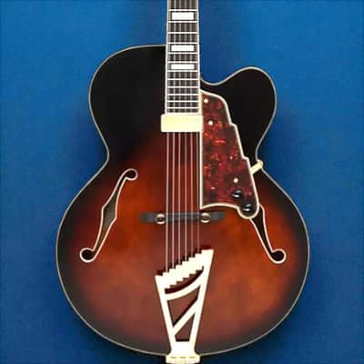 D'Angelico Premier EXL-1 Hollowbody Electric Guitar Brown Burst image 2