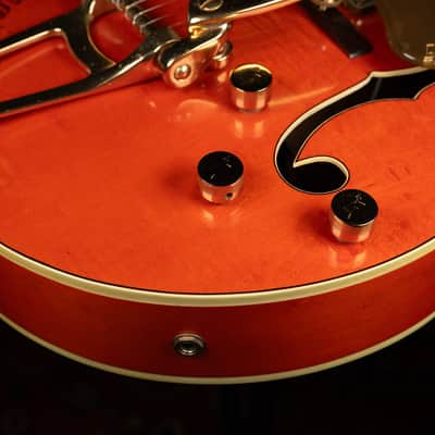 1957 Gretsch 6120 Chet Atkins Orange Finish Electric Guitar w/OHSC image 18