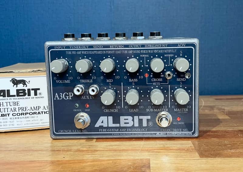 Albit A3GP 3 Channel Tube Guitar Pre-amp from Japan | Reverb