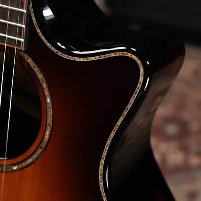 Taylor (1 of 42) Builder's Edition 914ce LTD Macassar Ebony Grand Auditorium Acoustic/Electric Guitar - Shaded Edgeburst with Hardshell Case image 13