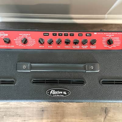 Line 6 Flextone XL 100-Watt 2x12" Digital Modeling Guitar Combo 1998 - 2000 - Black / Red image 2