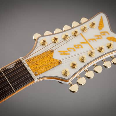 Gretsch G5022CWFE-12 Rancher Falcon Jumbo 12-String Cutaway, Fishman Pickup, White image 3