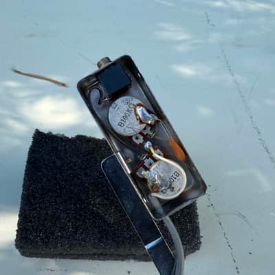 1960s JAX Soundhole Pickup for Acoustic Guitar Chrome GoldFoil Electric Pickup for Teisco Japan Vintage MIJ Menorm KG-1 PU image 3