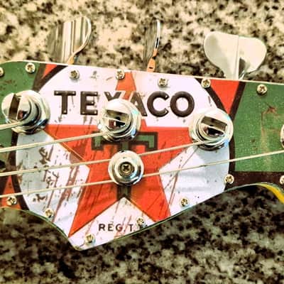 Disruptor Jazz Bass (Squire Parts-caster) - Racing Green Gloss image 4