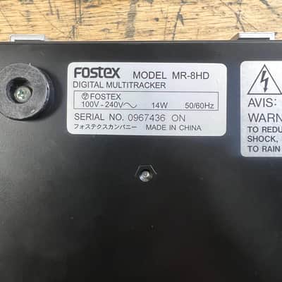 Used Fostex MR-8HD Digital Multitrack Recorder with Original Box and Manual for Parts or Repair image 13