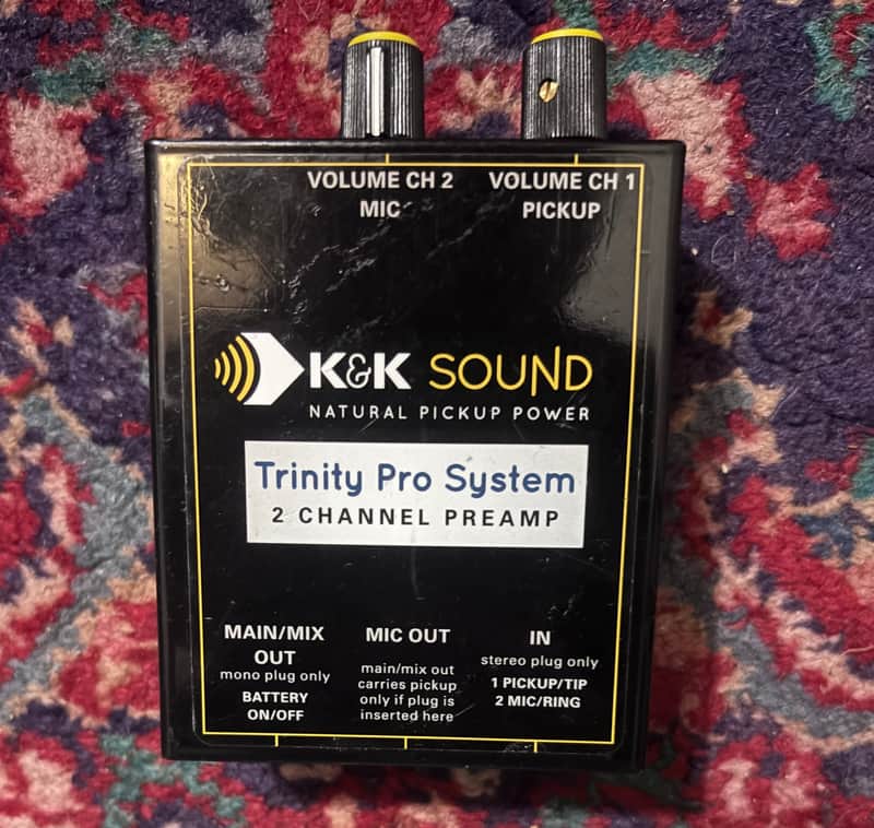 K&K Sound Trinity Pro 2 Channel Preamp 2015 image 1