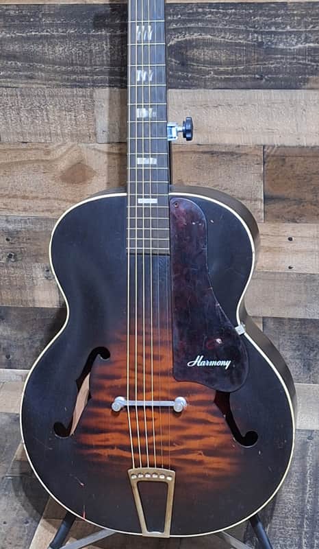 1937 Harmony F-Hole Archtop W/ Mini-Snakehead Headstock (Gibson L-50) image 1