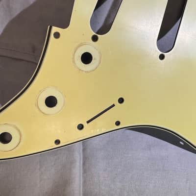 Fender Stratocaster Pickguard Super Relic / Aged Strat 59 thru 62 Mint Green AVRI 60's 11 hole image 9