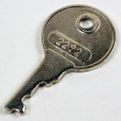 Excelsior Original Vintage Guitar Case Key – USA Geib/Lifton 50s - Nickel image 2