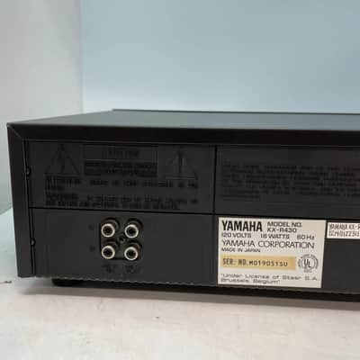 Yamaha KX-R430 Stereo Cassette Deck w/ Remote+OG Box+Manual FOR PARTS ONLY image 8