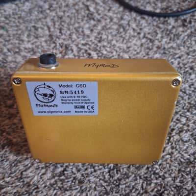 Pigtronix Philosopher's Twin 2010s - Gold/Black image 2