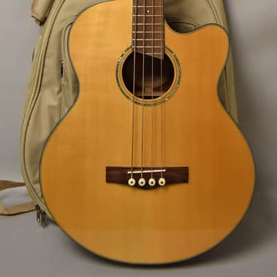 2004 Fender GB-41SCE Acoustic Bass Natural w/Gig Bag image 1