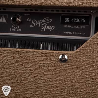 Fender '62 Super Amp - 40W 2x10 Combo Brown & Wheat image 8