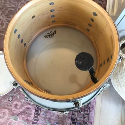Ludwig 70's 3 ply Vintage Drum Kit 24, 13, 16 1970 Silver Sparkle image 10