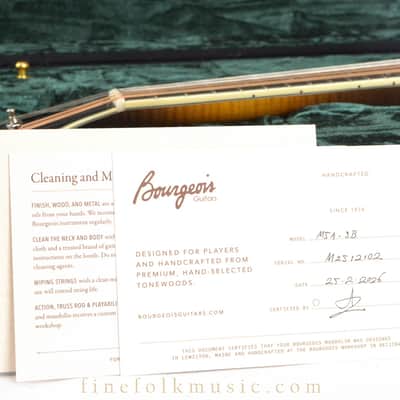2026 BOURGEOIS M5-A SB A-STYLE MANDOLIN image 21