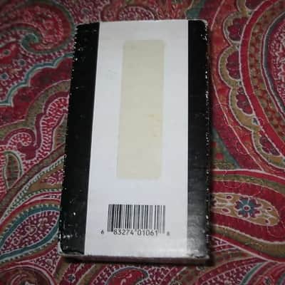 used condition Electro-Harmonix EMPTY CARDBOARD BOX and copy of Owner's Manual ONLY for Pocket Metal Muff (NO pedal, NO original Owner's Manual, NO warranty / registration paperwork) 2010s - BOX: cardboard - OUTER AREAS: Mostly black/GRAPHIC: black&white image 4