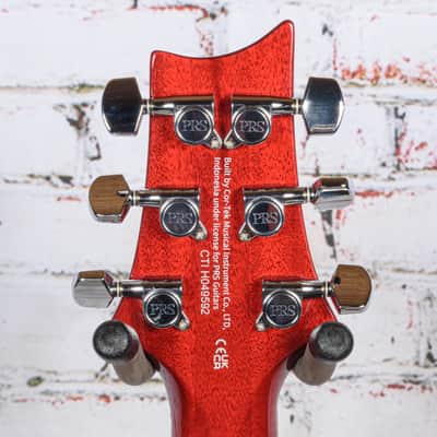 PRS - Paul Reed Smith SE DGT Standard Moons - Electric Guitar - Vintage Cherry - w/ Gigbag image 6
