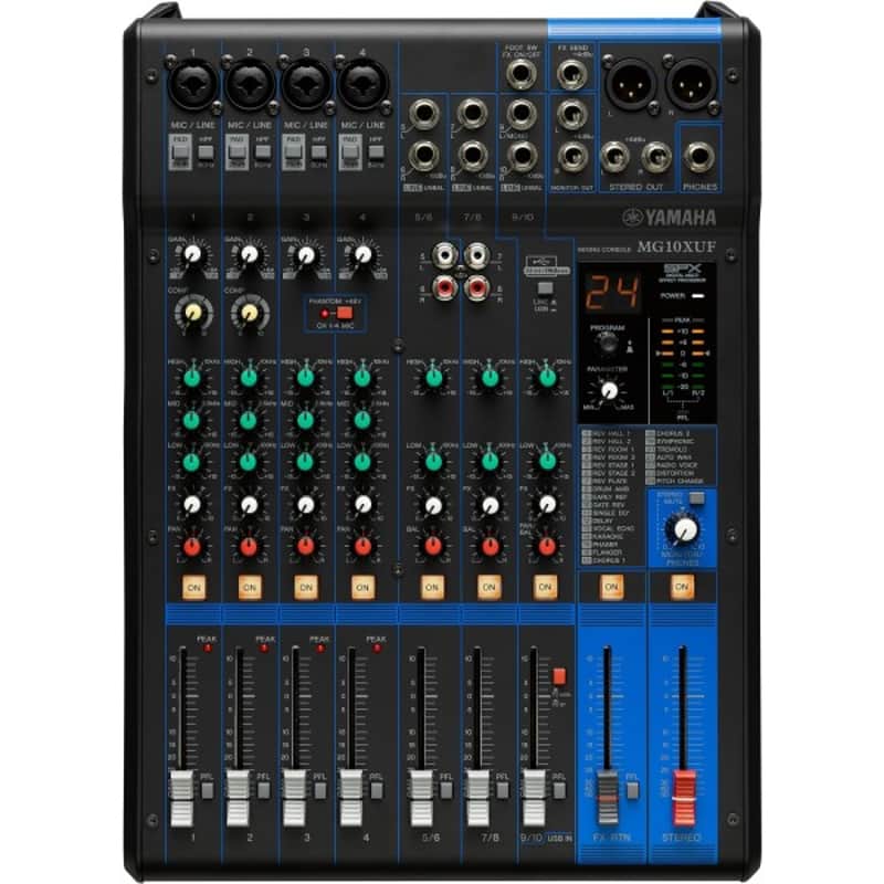 Yamaha MG10XU F Mischpult 10-Kanal USB Audio Interface Effekte image 1