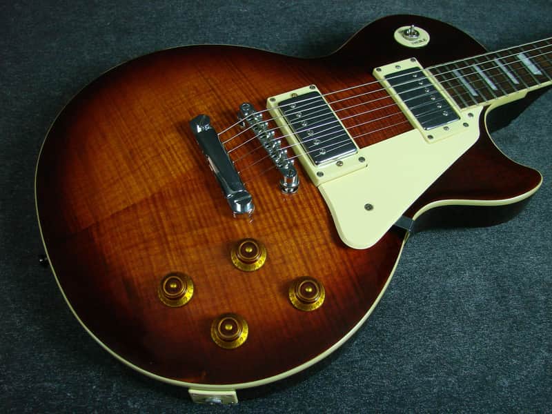2003 Epiphone Les Paul Standard Sunburst Finish Electric Guitar W