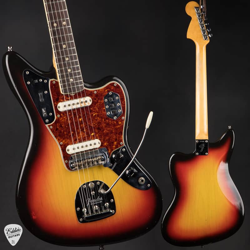 1966 Fender Jaguar - 3 Tone Sunburst #127384 image 1