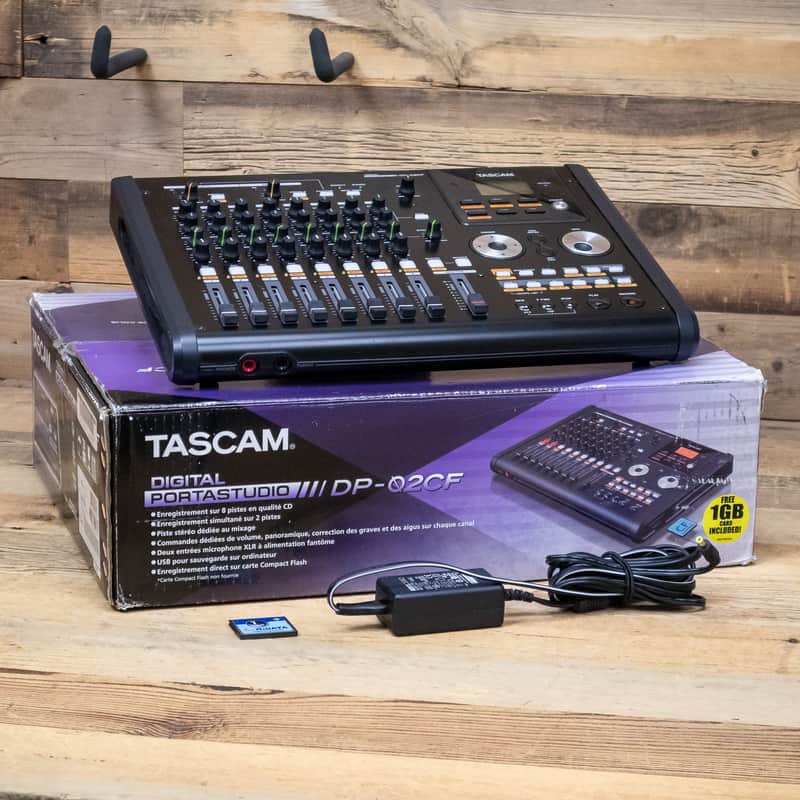 Tascam DP-02CF Portastudio Digital Multi-track Recorder DP02-CF CF Card U286432 image 1