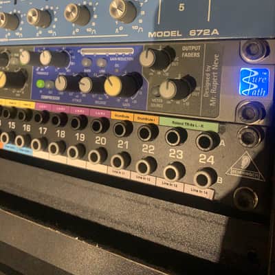 AMEK Pure Path "CIB" Channel in a Box 2000s - Gray / Blue image 3