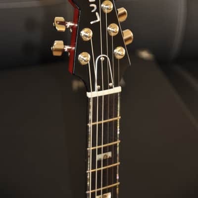 Luman Double Cutaway Vintage Amber image 5