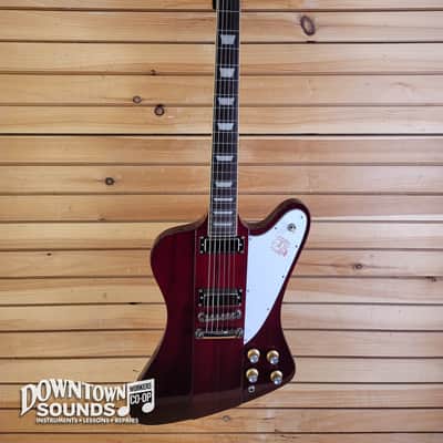 Epiphone IBG Firebird with Epiphone Premium Gig Bag - Wine Red, ProBucker FB720 Firebird Pickups, Grover Tuners image 2