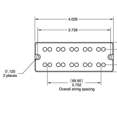 Seymour Duncan Basslines SSB-5NYC Phase II NYC Passive Soapbar 5 String Bass pickup set image 2