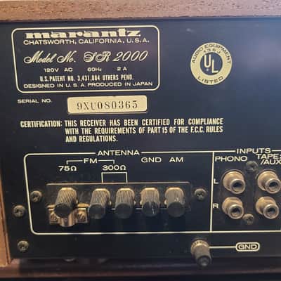 Marantz SR 2000 Early 80's - Silver / Wood image 8
