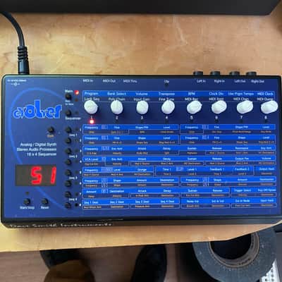 Dave Smith Instruments Evolver Desktop Monophonic Synthesizer 2002 - 2016 - Blue image 5