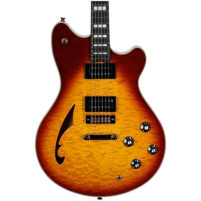 EVH Eddie Van Halen SA-126 Special Quilted Maple Electric Guitar (with Case), Tobacco Burst, Tobacco Burst image 4