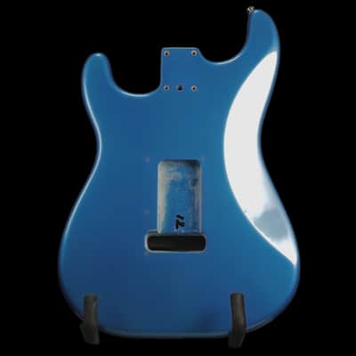 2003 Fender American Stratocaster Alder Body - Chrome Blue image 4
