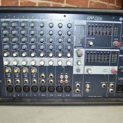 Yamaha EMX512SC 12 Channel 500-Watt Powered Analog Mixer-AS IS image 1