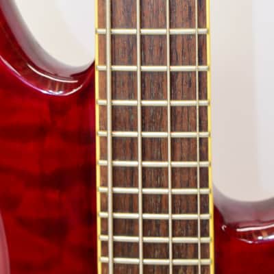 Schecter Diamond Series Elite-4 4-String Bass Guitar, Crimson Red image 7