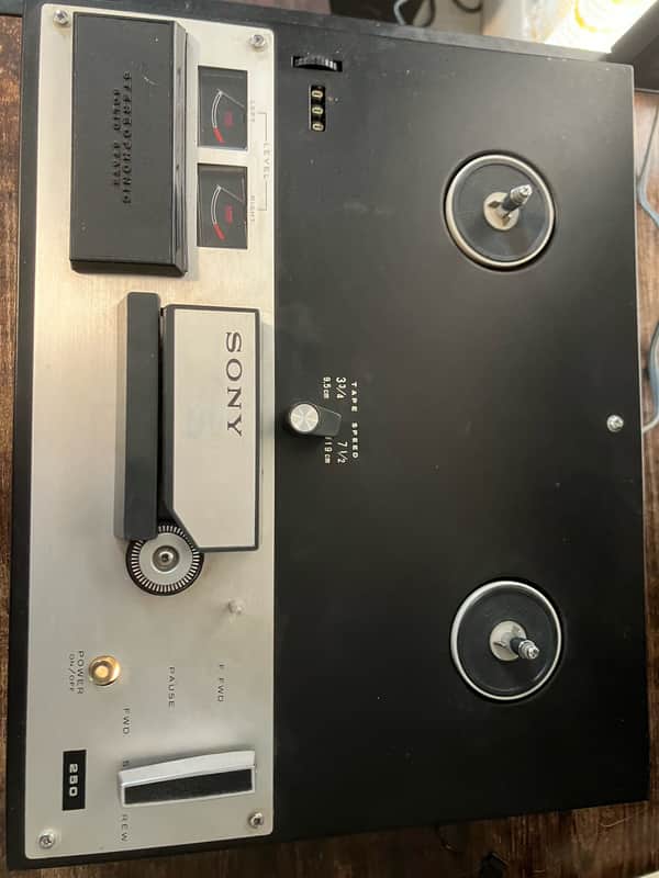 Vintage Sony TC-250A Reel to Reel Recorder image 1