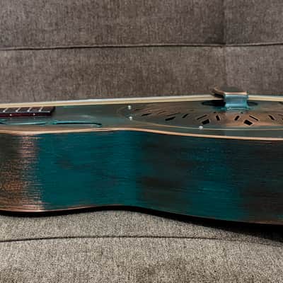 Recording King Swamp Dog Style-O, 2025 Model in Distressed Vintage Green image 15