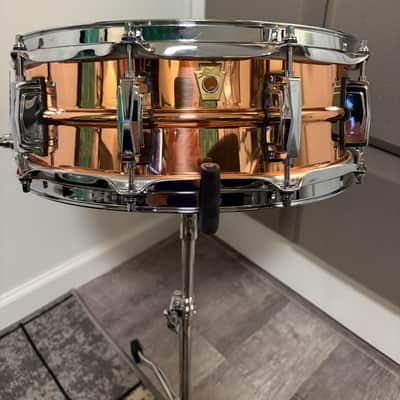 BRAND NEW 5x14" Ludwig Coper Phonic 10-Lug Snare Drum 2026 - Polished Copper image 2