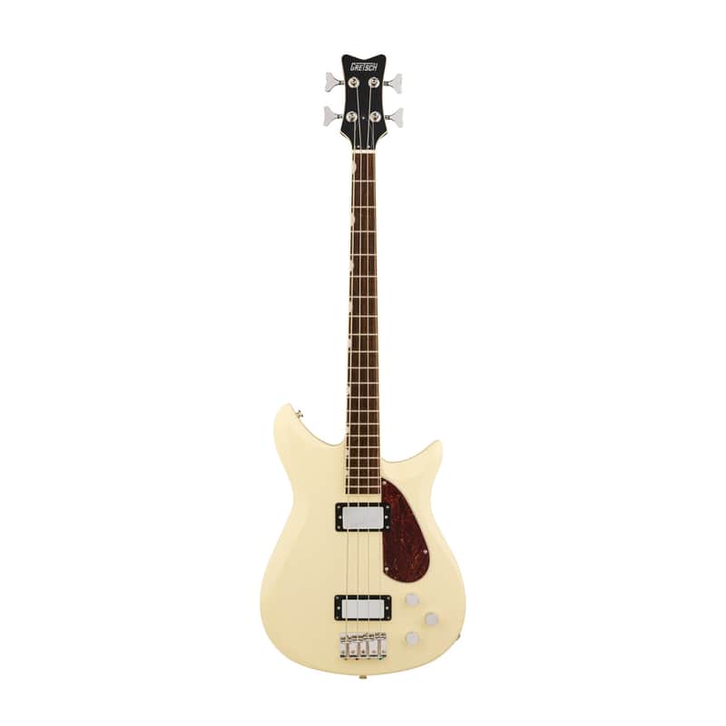 Gretsch Electromatic CVT Bass with Double-Cut, Laurel Fingerboard and Mahogany Body (Vintage White) image 1