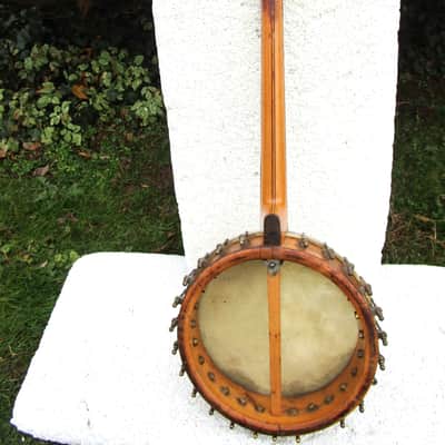 Slingerland Tenor Banjo, 1920's, 17 Fret, 10 3/4" Head, Tone Ring, Fancy Inlays image 3