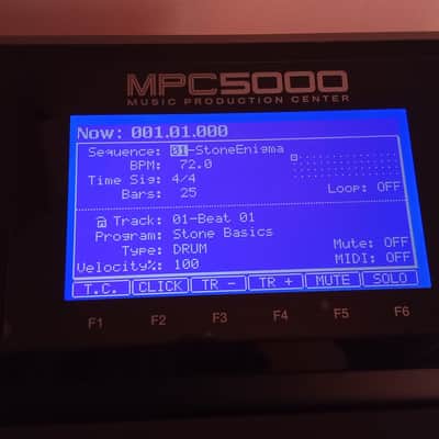New blue display for Akai Mpc 5000 (price valid until 16/07) image 2