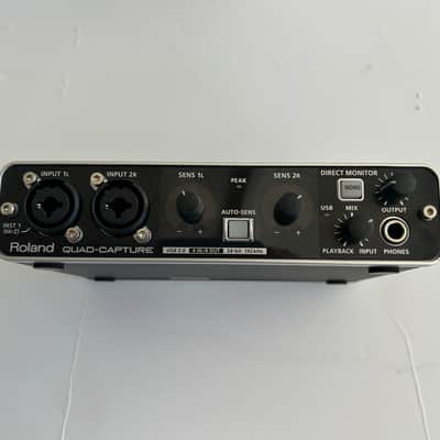 Roland UA-55 Quad-Capture USB 2.0 Audio Interface 2010s - Black image 3