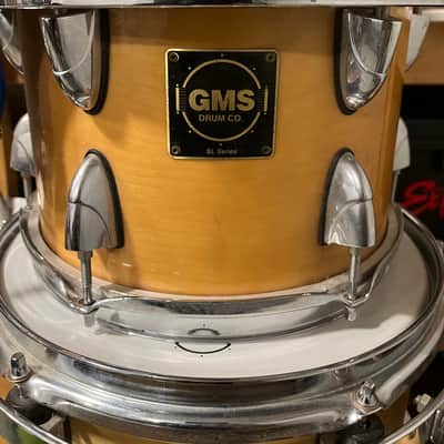 GMS SL series 5pc drums 10/12/14/20” w/ 14”x5.5” snare Natural birch image 3